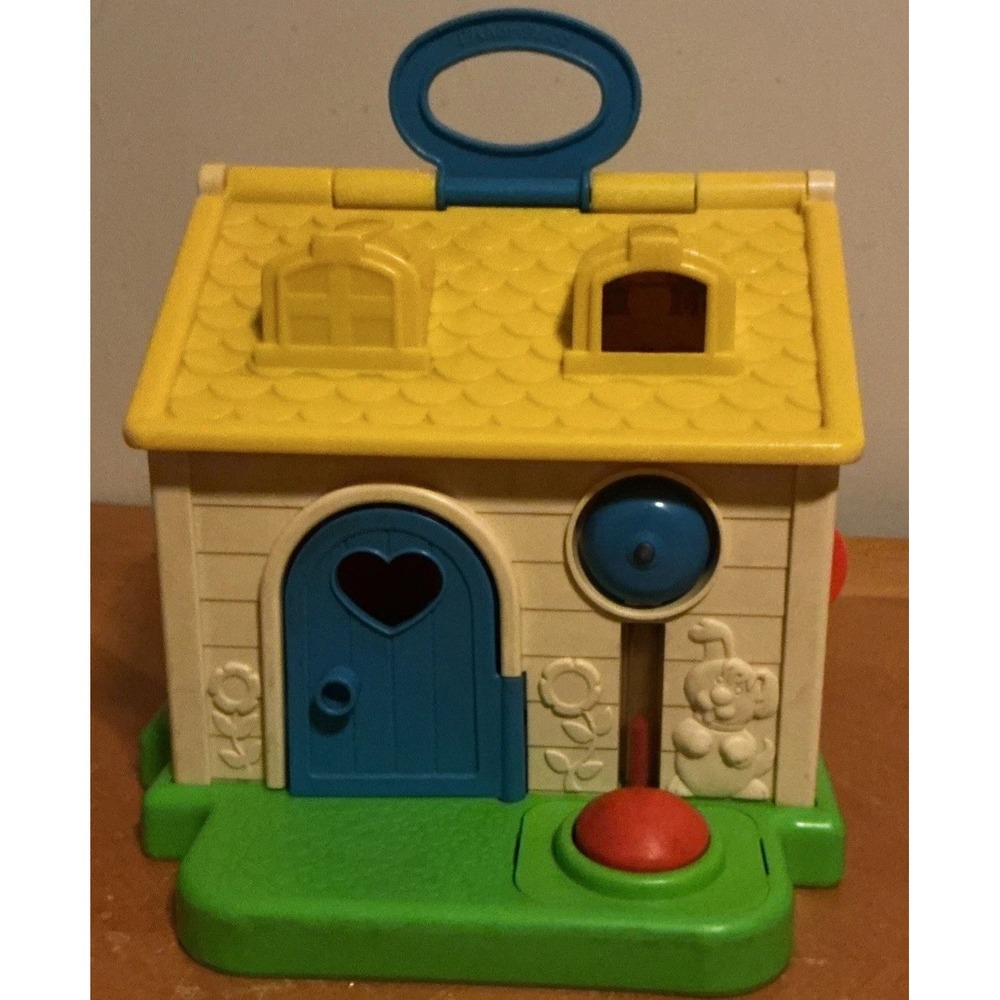 Vintage Fisher Price Discovery Cottage Jumbo People 136 House 1984 U.S.A.